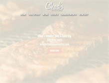 Tablet Screenshot of chadssmokinbbq.com